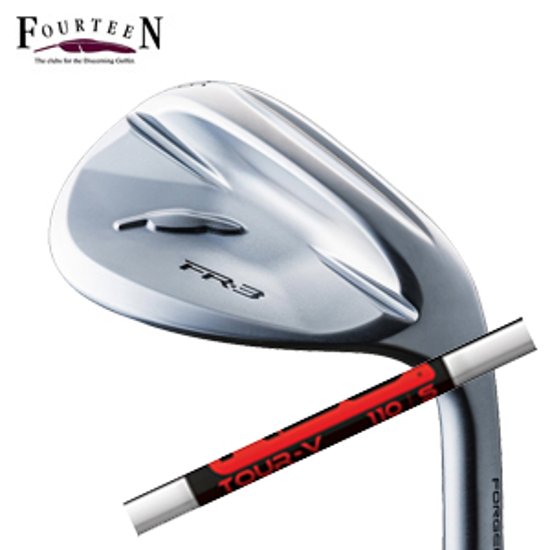 フォーティーン 2026 FR-3 ウェッジ パールサテン仕上げ KBS TOUR-V KBSツアーV FST社製 FOURTEEN 特注カスタム画像