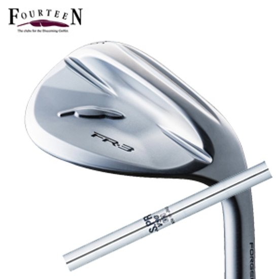 フォーティーン FR-3 ウェッジ パールサテン仕上げ N.S.PRO V90 日本シャフト社製 FOURTEEN 特注カスタム画像