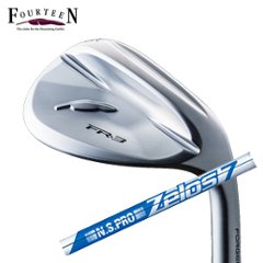 フォーティーン FR-3 ウェッジ パールサテン仕上げ N.S.PRO ZELOS 7 ゼロスセブン 日本シャフト社製 FOURTEEN 特注カスタムの画像