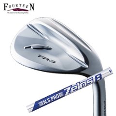 フォーティーン FR-3 ウェッジ パールサテン仕上げ N.S.PRO ZELOS 8 NSプロ ゼロスエイト 日本シャフト社製 FOURTEEN 特注カスタムの画像