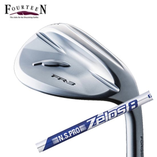 フォーティーン FR-3 ウェッジ パールサテン仕上げ N.S.PRO ZELOS 8 NSプロ ゼロスエイト 日本シャフト社製 FOURTEEN 特注カスタム画像
