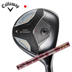 キャロウェイ QUANTUM MINI SPINNERフェアウェイウッド 26VENTUS TR Red フジクラ Callaway 日本仕様 特注カスタム 2026年4月発売の画像