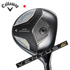 キャロウェイ QUANTUM MINI SPINNERフェアウェイウッド VENTUS TR Black フジクラ Callaway 日本仕様 特注カスタム 2026年4月発売の画像