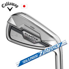 キャロウェイ QUANTUM MAX FAST  単品アイアン N.S.PRO ZELOS 7 ゼロスセブン 日本シャフト社製 Callaway 日本仕様 特注カスタム 2026年2月発売の画像