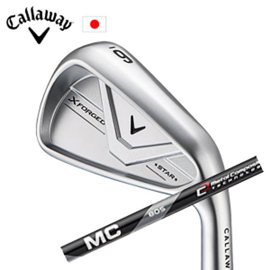 キャロウェイ X FORGED STAR 26 単品アイアン MC 80 for Callaway Callaway 日本仕様 特注カスタム 2026年4月発売画像