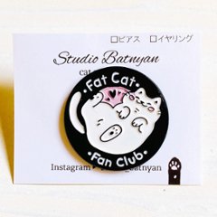 Fat Cat Fan Clubピンバッヂの画像