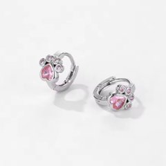 肉球リングピアス*ピンクの画像