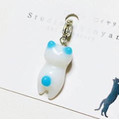 ミルキー猫チャーム*ブルーの画像