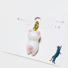 ミルキー猫チャーム*ピンクの画像