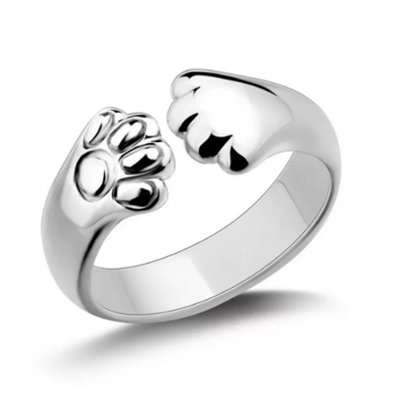 猫の手リング*シルバーの画像