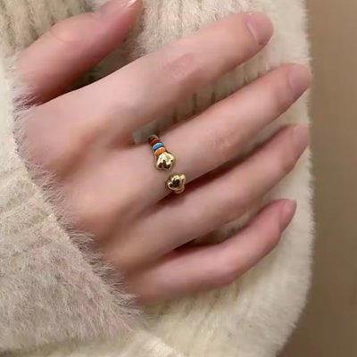 にじ猫リングの画像