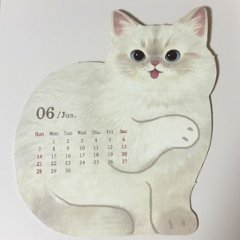 2026年猫カレンダー画像