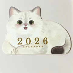 2026年猫カレンダー画像