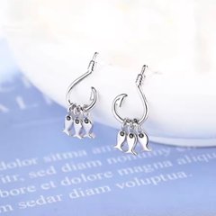 魚ピアス*シルバーの画像