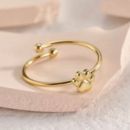 肉球のリング*ゴールドの画像