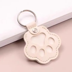 猫の毛キーホルダー*ホワイトの画像