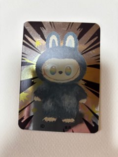 POP MART LABUBU Big into Energy ZIMOMO ラブブ シックレット グレー ぬいぐるみ キーホルダー付き画像