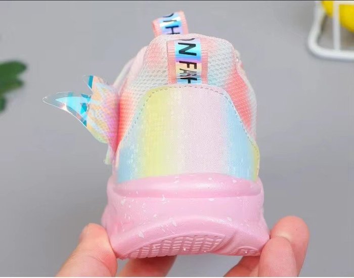 子供用 子ども 靴 短靴 スニーカー シューズ ディズニー アナと雪の女王 エルサ LED 点滅ライト付き 光る靴 女の子 キッズ ガールズ  送料無料画像