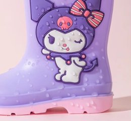 クロミちゃん マイメロディ ハローキティ ブーツ 長靴 シューズ カジュアル 女の子 15cm-20cm 雨降り 雪道 ゲレンデ 通園 通学 遠足 ハイキング ジョギング 旅行画像