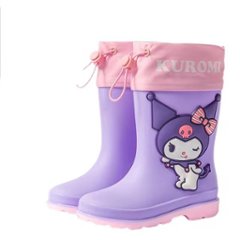 クロミちゃん マイメロディ ハローキティ ブーツ 長靴 シューズ カジュアル 女の子 15cm-20cm 雨降り 雪道 ゲレンデ 通園 通学 遠足 ハイキング ジョギング 旅行の画像