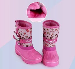 クロミちゃん キティちゃん シナモロール スノーブーツ ピンク ブルー パープル 16-22cm 長靴 シューズ カジュアル 女の子 雪道 ゲレンデ 通園 通学 遠足 ハイキング ジョギング 旅行画像