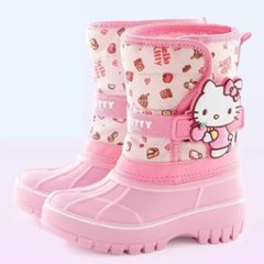 クロミちゃん キティちゃん シナモロール スノーブーツ ピンク ブルー パープル 16-22cm 長靴 シューズ カジュアル 女の子 雪道 ゲレンデ 通園 通学 遠足 ハイキング ジョギング 旅行画像