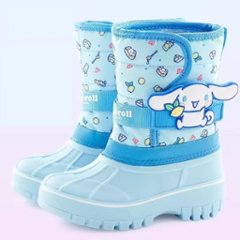 クロミちゃん キティちゃん シナモロール スノーブーツ ピンク ブルー パープル 16-22cm 長靴 シューズ カジュアル 女の子 雪道 ゲレンデ 通園 通学 遠足 ハイキング ジョギング 旅行画像