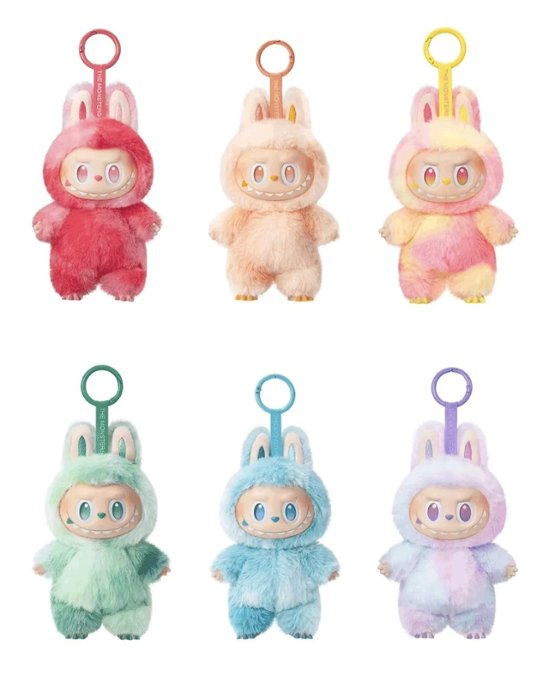 POP MART LABUBU Big into Energy ZIMOMO ラブブぬいぐるみ キーホルダー付き画像