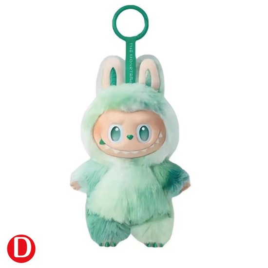 POP MART LABUBU Big into Energy ZIMOMO ラブブぬいぐるみ キーホルダー付き画像