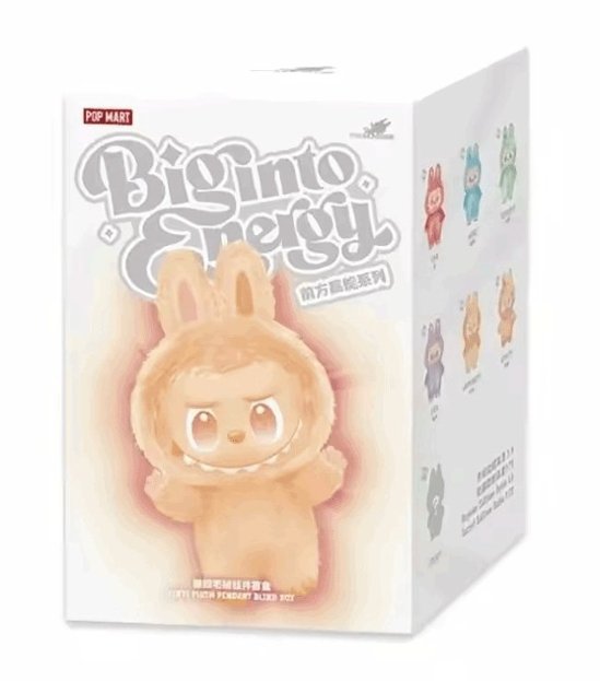 POP MART LABUBU Big into Energy ZIMOMO ラブブぬいぐるみ キーホルダー付き画像