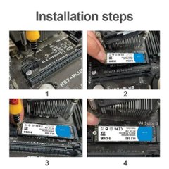 HESRAY M.2 2280 NGFF SSD 4TB SATA III NAND Read:7000MBs Write:4000MBs 内蔵ソリッドステートドライブ画像
