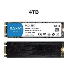 HESRAY M.2 2280 NGFF SSD 4TB SATA III NAND MODEL:SLM2 NG 内臓ソリッドステートドライブ Read:7000MBs Write:4000MBsの画像