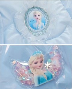 供服 こども キッズ 女の子 ダウンジャケット アナと雪の女王 エルザ フード付き 100-140cm ピンク ブルー2色 キュート 可愛い画像