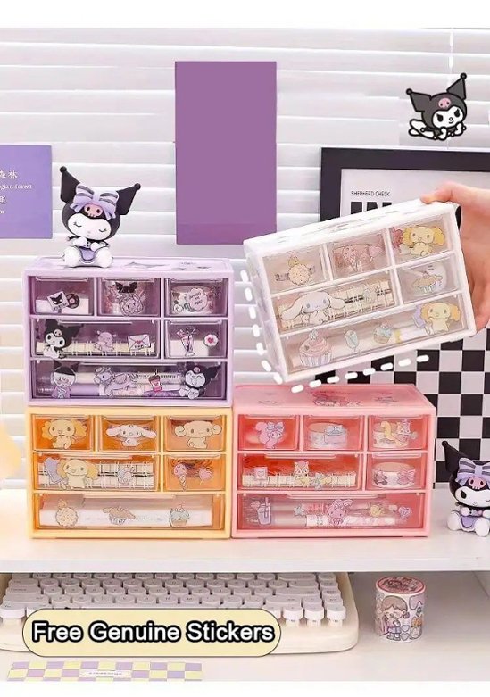 収納ケース クロミちゃん マイメロディ シナモロール ポチャッコ サンリオ ハローキティ 小学生 中学生 高校生 女の子 文房具 筆記具 可愛い キュート画像