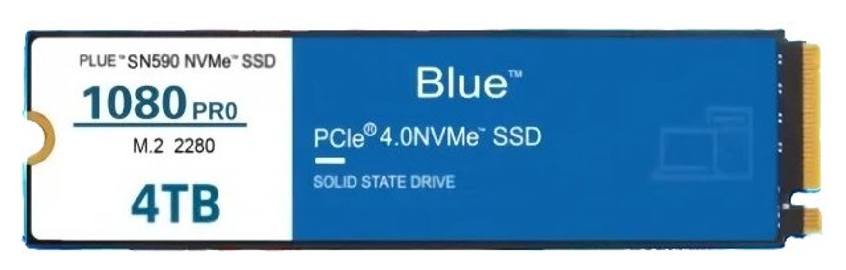 Blue 1080PRO M.2 2280 4TB PCIE4.0 Gen4 x 4 SN590 NVMe SSD 2.5インチ TLC560 3500MB/s Read:5500MBs Write:画像