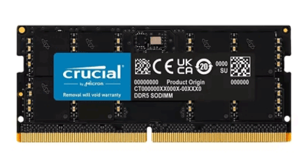 Crucial Micron DDR5 5200MHz ノートパソコン用メモリ 32GB PC5-38400 1.1v SO-DIMM 262pin RAMモジュール PC ゲーミングの画像