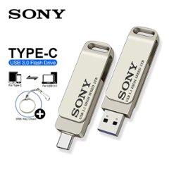 SONY OTG USBメモリ 2TB 大容量 3.2フラッシュドライブ 高TypeA-C 2in1 360度回転 フラッシュメモリ スマホ ihone ipad Android  PC TV オーデの画像