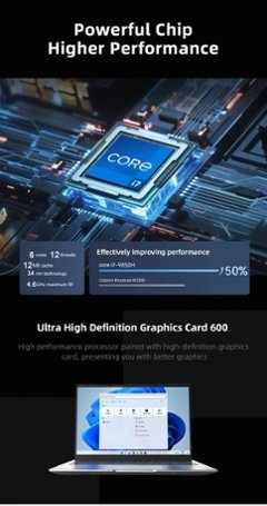 xia man 14.1インチ Windows 11 Pro搭載 ノートパソコン Core i7 9850H 2TB SSD 12GB RAM画像