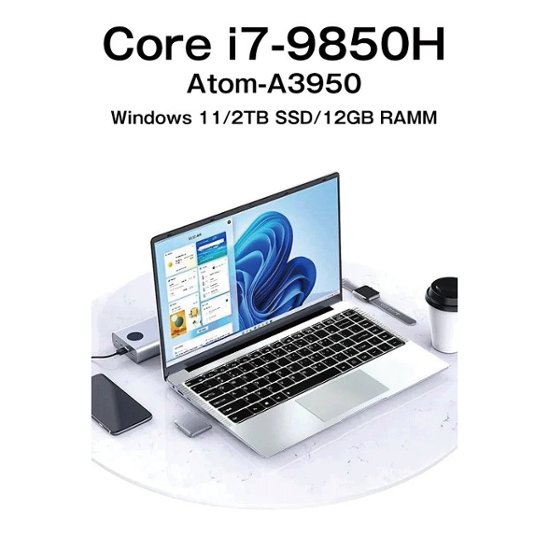 xia man 14.1インチ Windows 11 Pro搭載 ノートパソコン Core i7 9850H 2TB SSD 12GB RAM画像