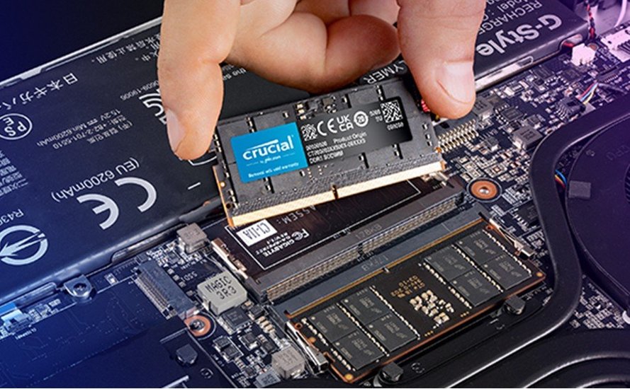 正規品 Crucial 64GB(32GBX2) Crucial Micron DDR5 5600MHz ノートパソコン用メモリ 262ピン SODIMM 1.1V RAMモジュール画像