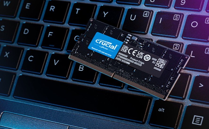正規品 Crucial 64GB(32GBX2) Crucial Micron DDR5 5600MHz ノートパソコン用メモリ 262ピン SODIMM 1.1V RAMモジュール画像