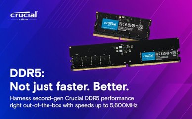 正規品 Crucial 64GB(32GBX2) Crucial Micron DDR5 5600MHz ノートパソコン用メモリ 262ピン SODIMM 1.1V RAMモジュール画像