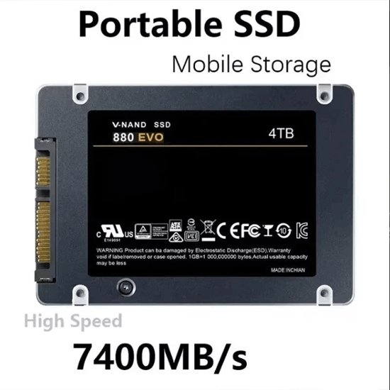 Blue SATA3 2.5インチ 3D NAND SSD 4TB 内蔵ソリッドステートドライブ デスクトップ ノートパソコン画像