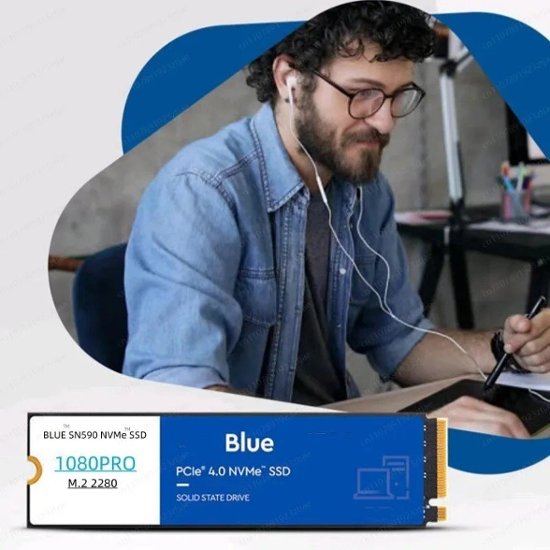 Blue SN590 1080Pro NVMe M.2 2280 PCIe4.0 Gen4x4 4TB SSD MAXRead:5000MBs MAXWrite:4500MBs 内蔵ソリッドステートド画像
