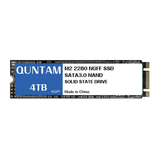 QUNTAM M.2 2280 NGFF SSD 4TB SATA3.0 NAND 内蔵ソリッドステートドライブ画像