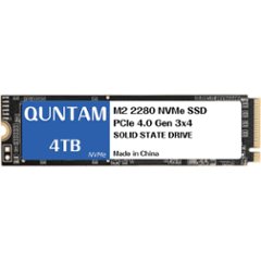 QUNTAM NVMe M.2 2280 4TB PCIe3.0 Gen3x4 3D NAND SSD Read:MAX3500MBs Write:MAX3000MBs ノートパソコン/デスクトップパの画像