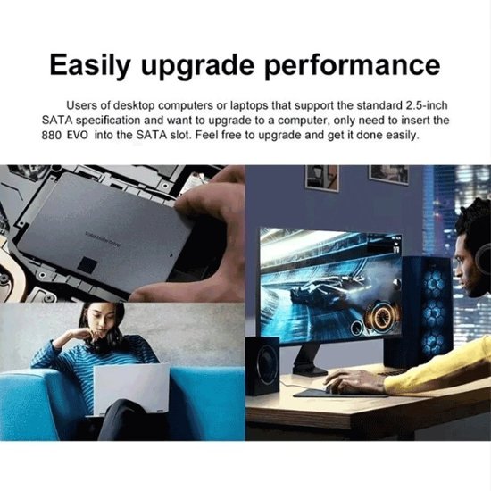 HASRAY SATA3 2.5インチ 3D NAND SSD 4TB 内蔵ソリッドステートドライブ デスクトップ ノートパソコン画像