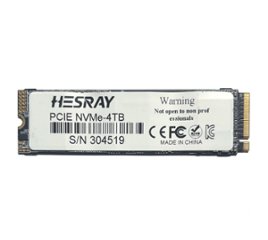 HESRAY NVMe M.2 2280 4TB PCIe3.0 Gen3x4 3D NAND SSD 内蔵ソリッドステートドライブ画像