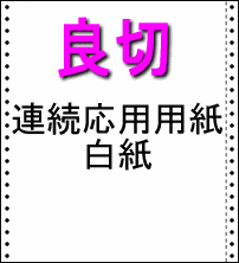 良切:10インチ連続用紙白紙(ストックフォーム)10x11 N40ブルー発色 2P(2枚複写)1,000setの画像