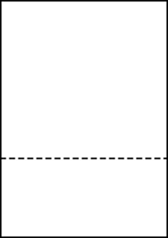 A4 上質白紙55kg  2対1分割 2,000枚の画像